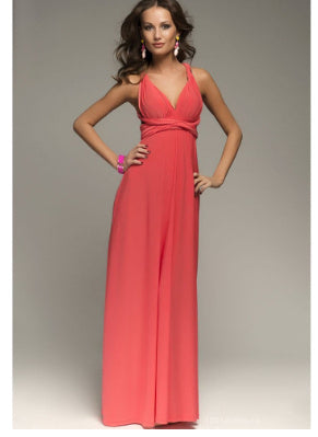Sexy Long Party Dress - Summer Backless Bandage Maxi Dress Multiway Bridesmaids Boho Women Dress