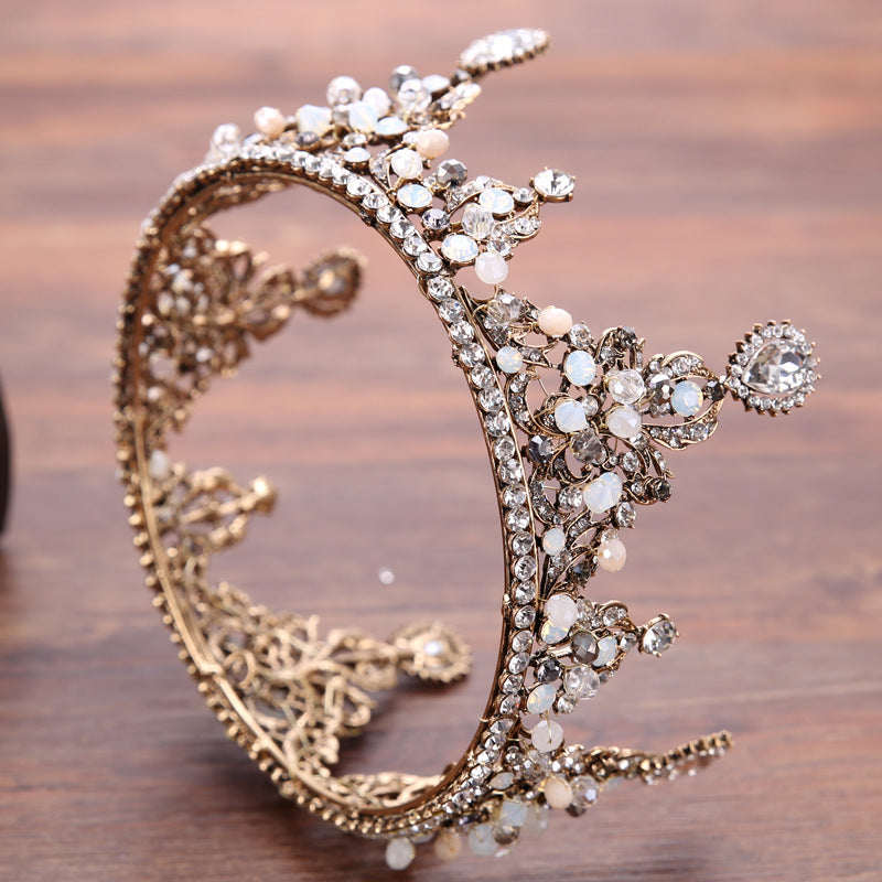 Rhinestone Alloy Retro  Headband - Wedding Jewelry Crown