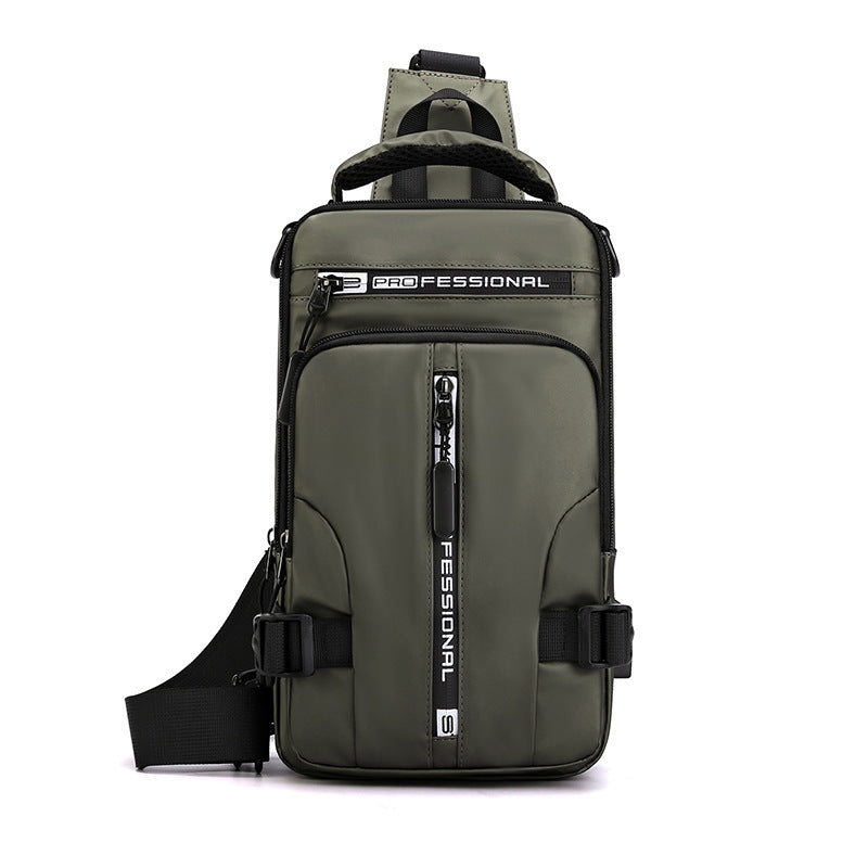 Crossbody Bags - Men Multifunctional Backpack, Shoulder Chest Bags