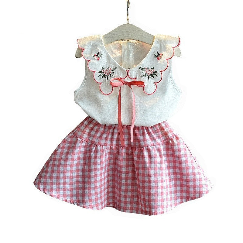 Adorable Girls Clothing Sets - Summer T Shirts & skirt Clothes