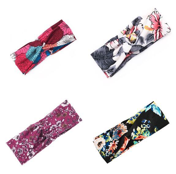 Floral cross hair band - JumoShop