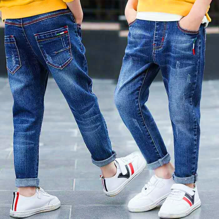 Classic Boys Autumn And Winter Jeans