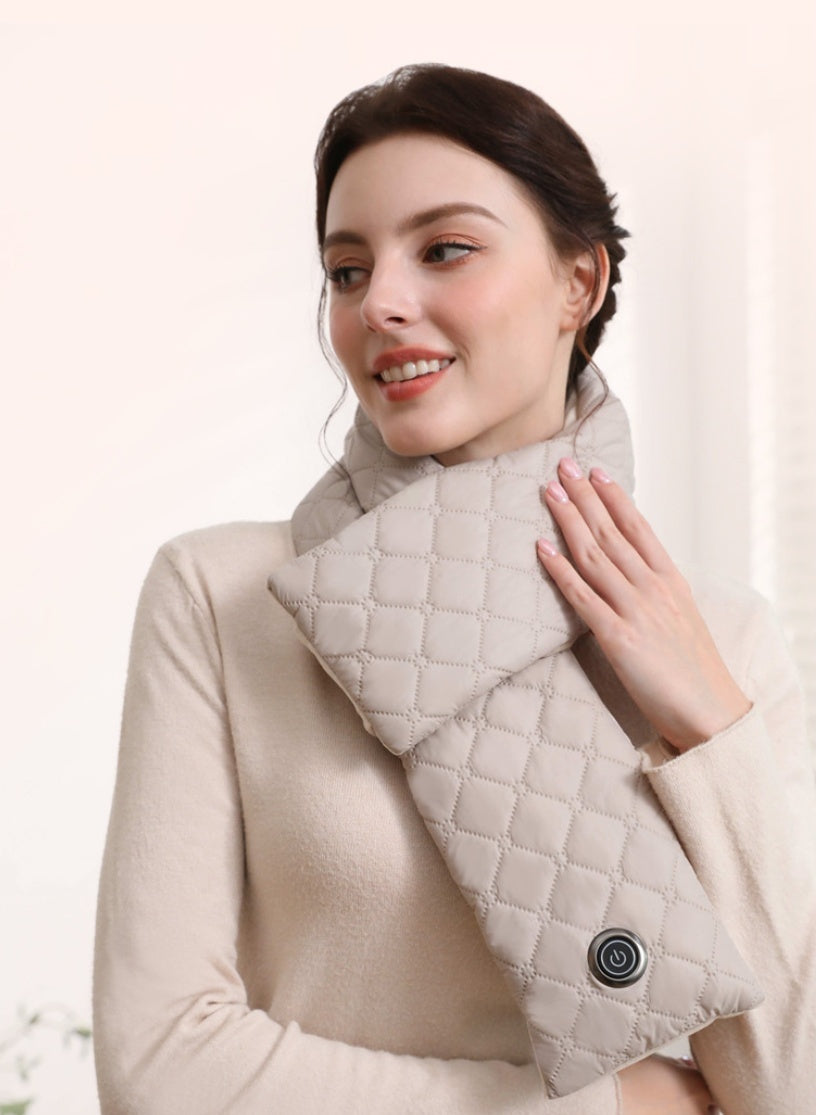 Electric Heating Scarf - USB Heater Thermal Shawl Neck Brace Warm Bib For Women Men