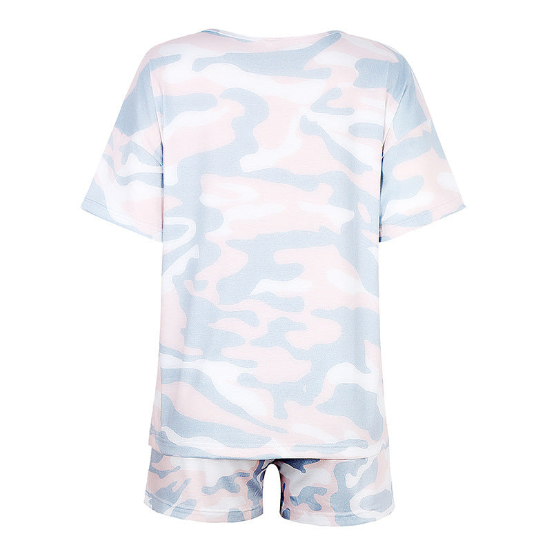 Tie-dye Print Pajamas Loungewear