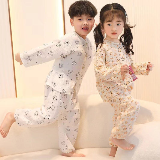 Soft Cotton Cartoon Children's Pajama Set
