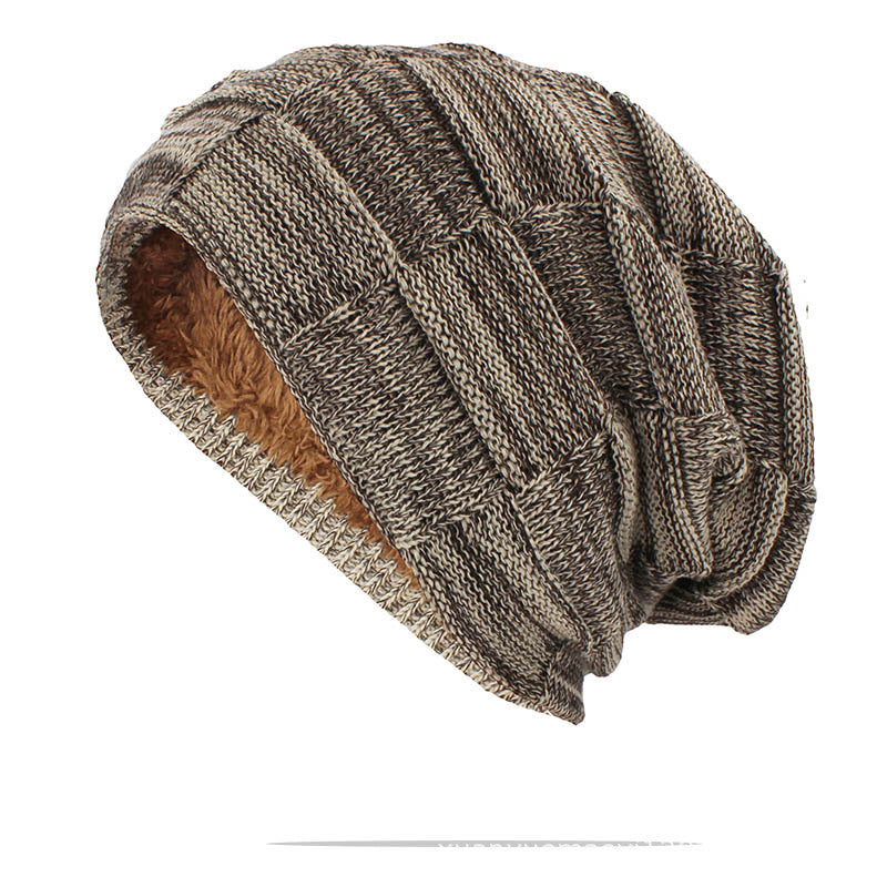 Casual Cotton Hats - Women Men Winter Warm Hat For Unisex Outdoor New Wool Knitted Beanies Skullies