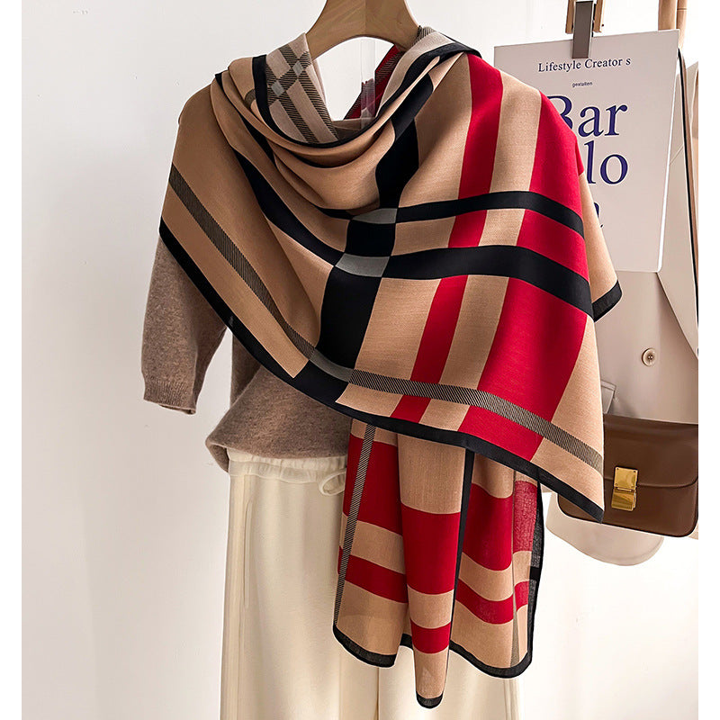 Autumn And Winter Warm Talma Scarf