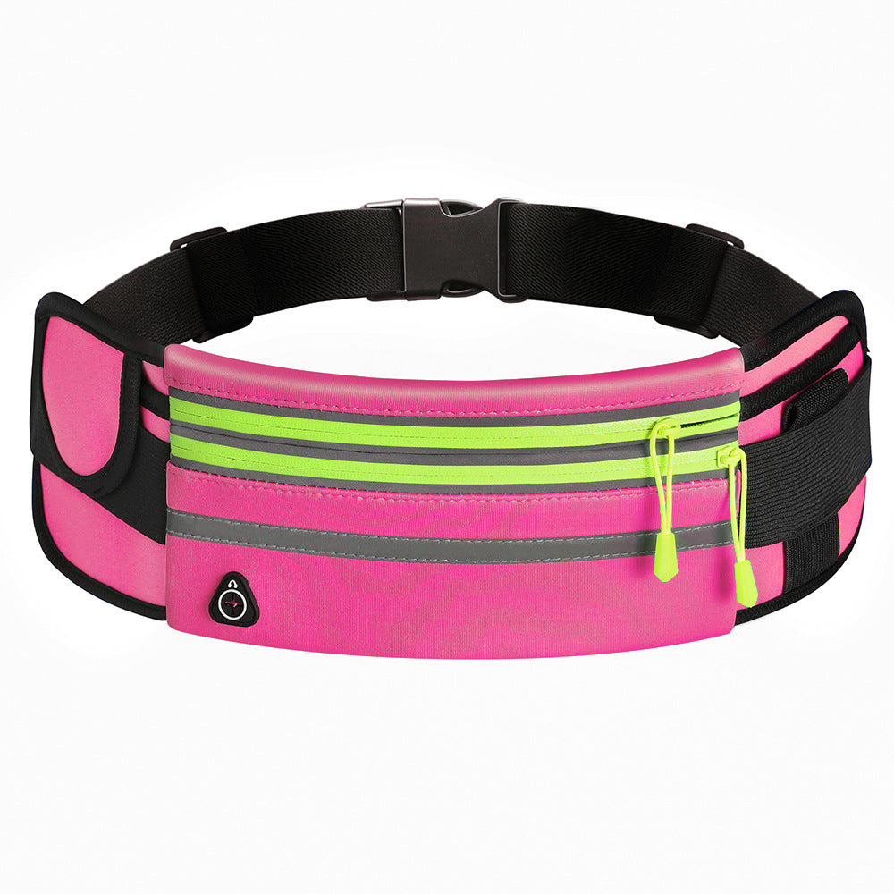 Double Zippers Waist Bags - Waterproof Sports Running Fanny Pack