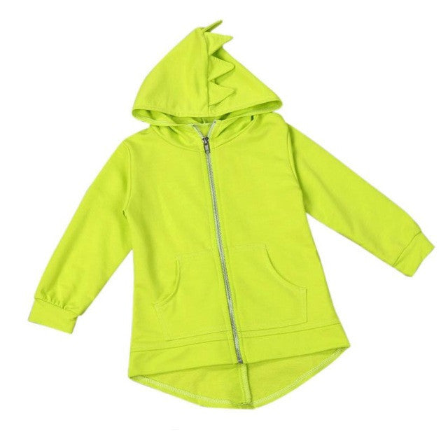 Boy Jacket Dinosaur Hooded Coat