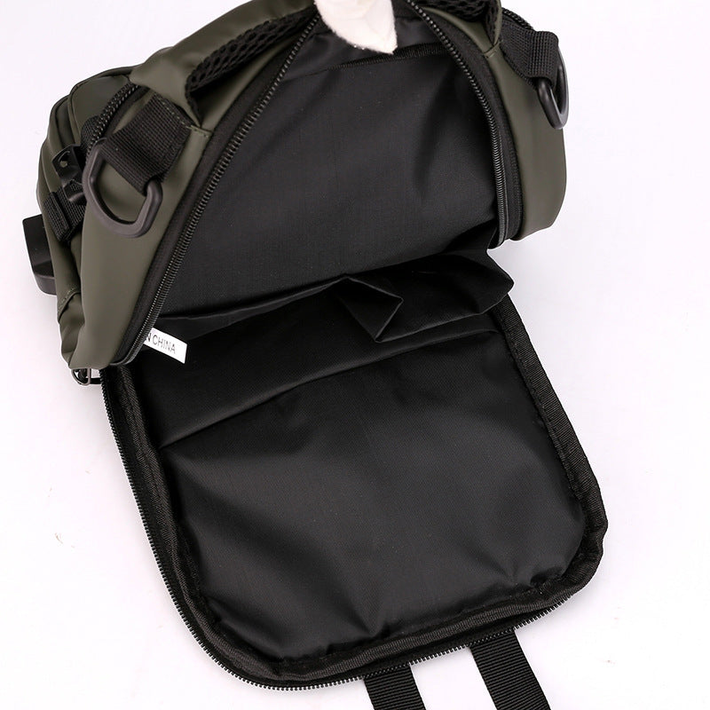 Crossbody Bags - Men Multifunctional Backpack, Shoulder Chest Bags