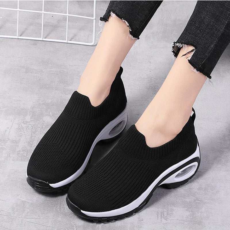 Sneakers - Women Air Cushion Mesh,  Breathable Running Sports Shoes