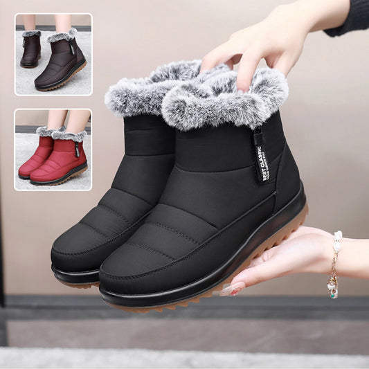 Winter Snow Boot With Side Zipper For Women