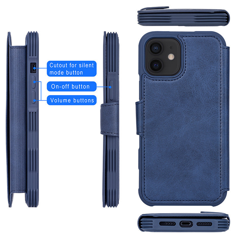 Magnetic Phone Case - Flip Card Phone Holster