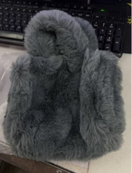 Winter Bags Chain Plush Handbag -- Totes Women Shoulder Bag