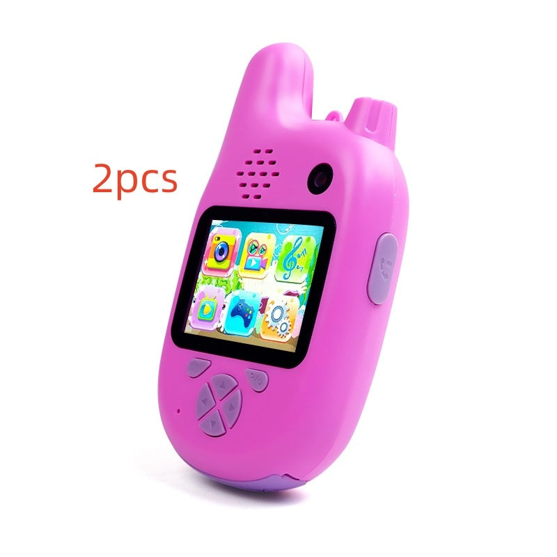 Walkie-Talkie Kids Camera Toys - Mini HD Cartoon Cameras
