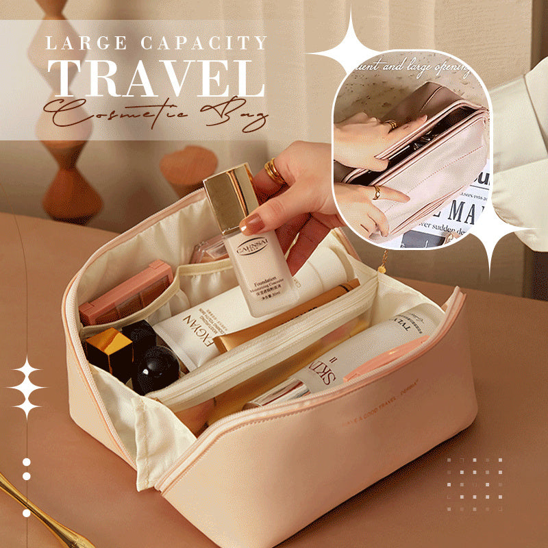 Travel Cosmetic Bag - Large Capacity Multifunction Travel Cosmetic Bag