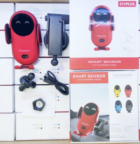 Infrared Induction Car Wireless Charger - Car Phone Holder