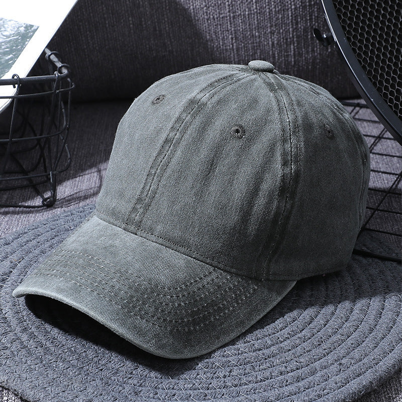 Washed Baseball Caps For Men And Women - Outdoor Distressed Sun Hats Simple Caps
