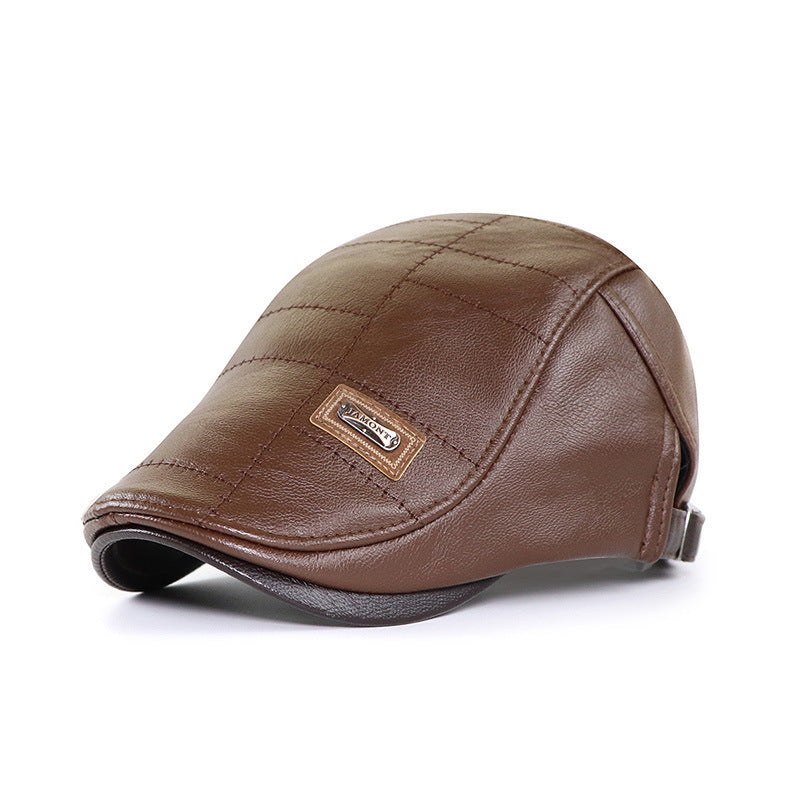 Middle-aged And Elderly Hats - Velvet Outdoor Leisure