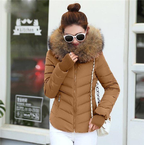Brown Parka Winter Jacket for Women