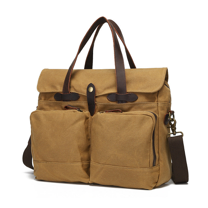 Portable Men's Briefcase - One-shoulder Crossbody Outdoor Travel