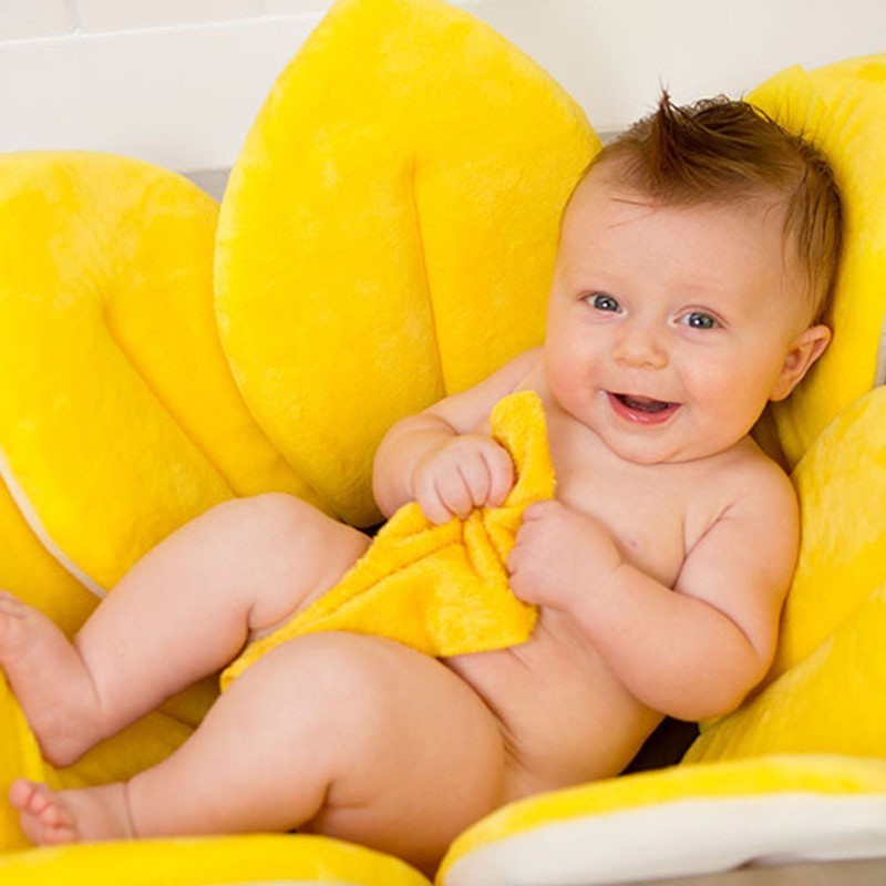Blooming Sunflower Baby Bath Mat - Soft, Safe & Cozy Bathing for Your Little One