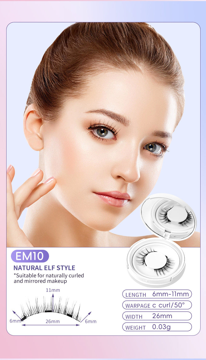 Magnetic Suction Natural False Eyelashes
