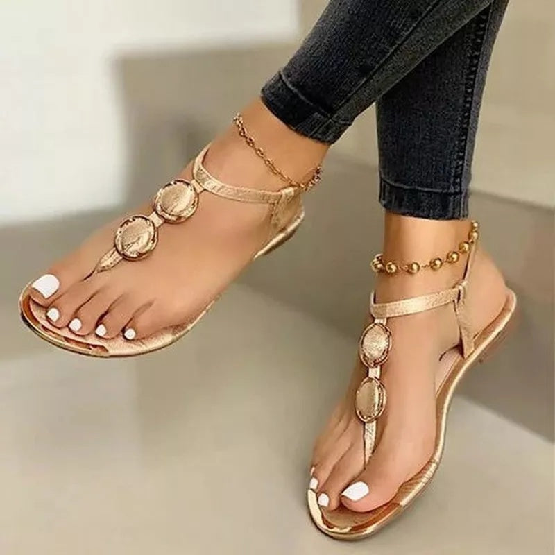 Women's Flat Sandals - Summer Beach Shoes