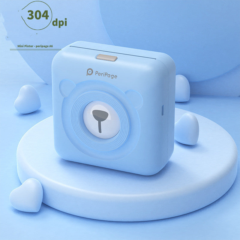 Mini Bluetooth Wireless Thermal Printer - Paper Sticker Label Printer