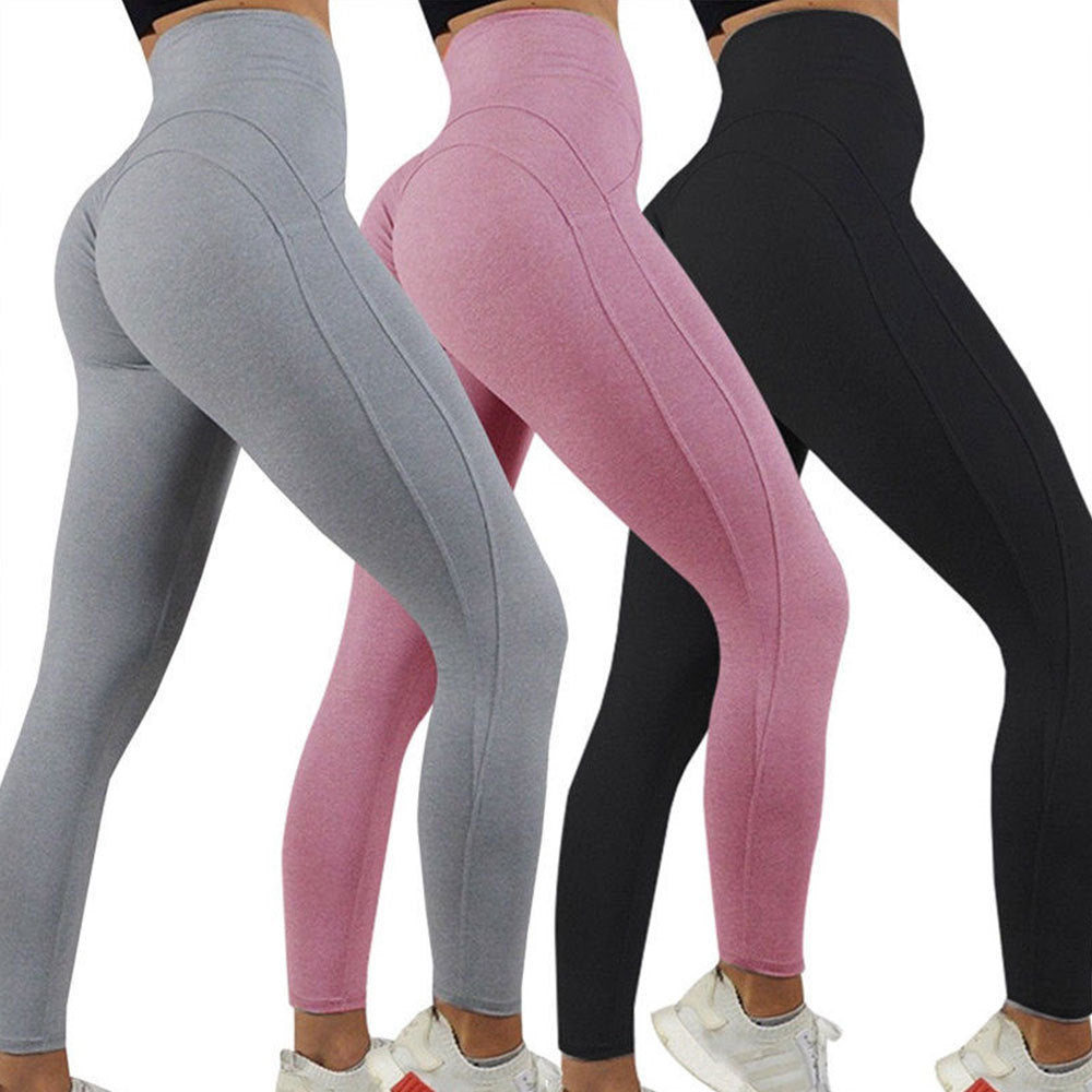 Solid Color Gym Leggings