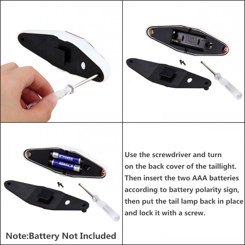 Wireless Remote Control Bicycle Taillight