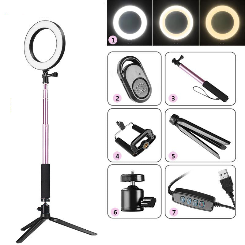 Tripod - Compatible with Apple, Tripod Fill Light Live Bracket Beauty Light Set Ring Light - JumoShop