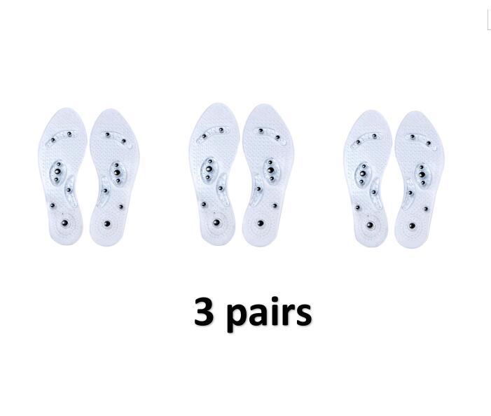 Magnetic Plus Elastomer - Transparent Silicone Massage Insole