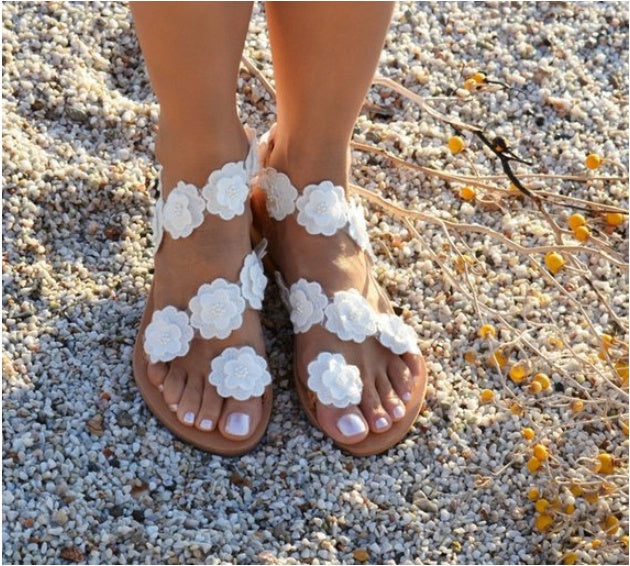 Flowery Sandals