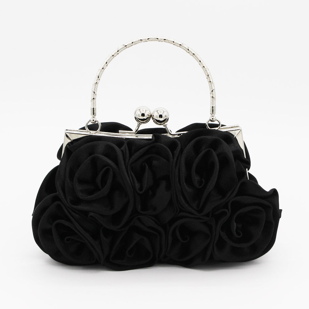 Hand-Held Rose Bag - Dinner Bridal Bag
