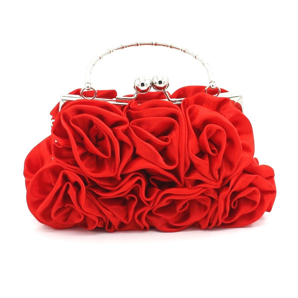 Hand-Held Rose Bag - Dinner Bridal Bag