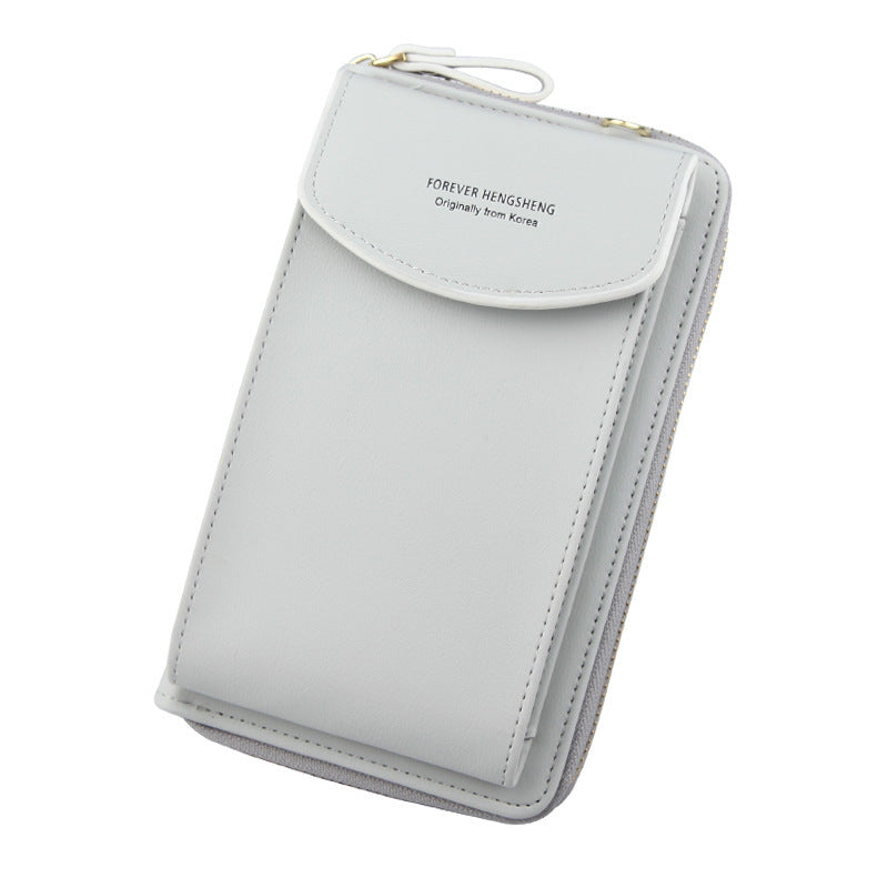 Mobile Phone Bag Zipper - Women Diagonal Bag