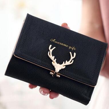 Korean Fashion Frosted Deer Woman Bag - Multi Card Holding Bag Coin Purse