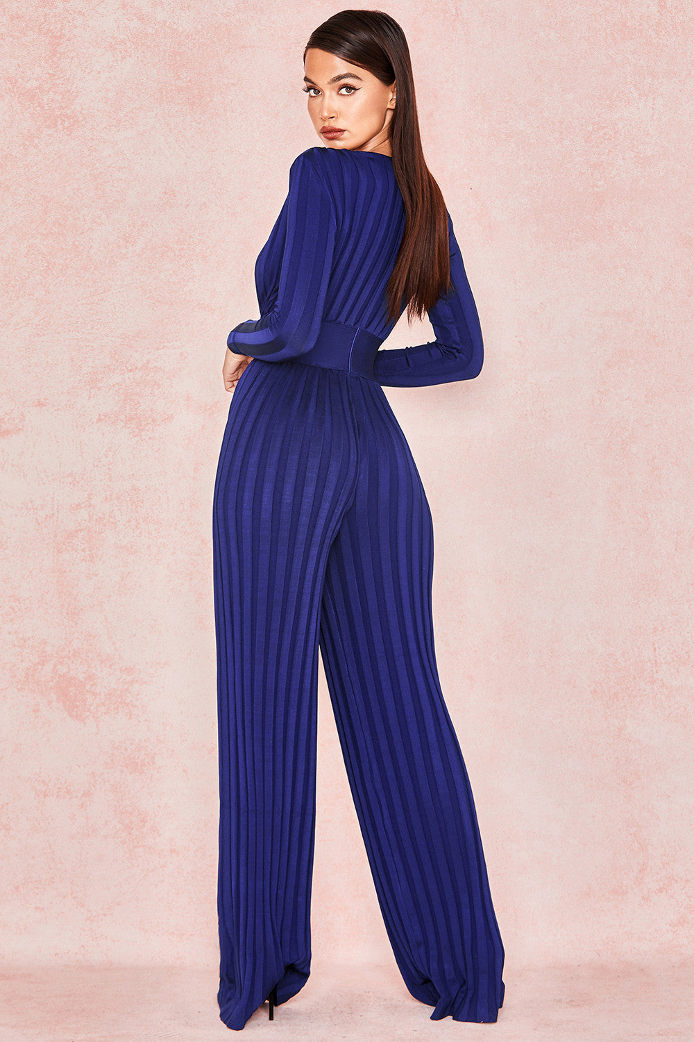 Sculpt & Slay – Luxe Bandage Jumpsuit Bandage jumpsuit Body Con - JumoShop