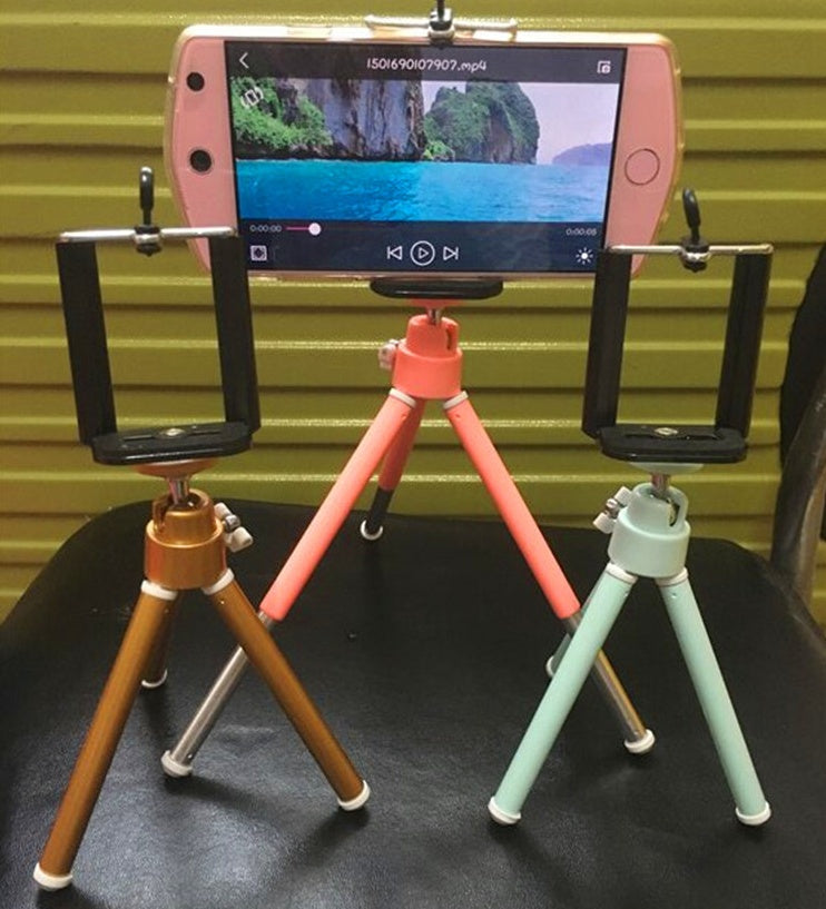 Colorful Digital Camera Tripod Stand - Mini mobile phone stand Desktop photography Live selfie network red stand - JumoShop