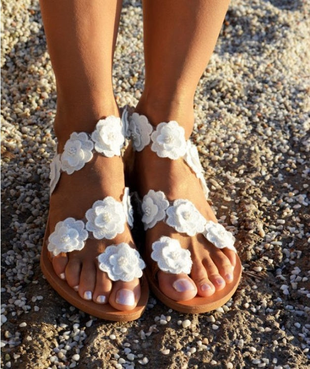 Flowery Sandals