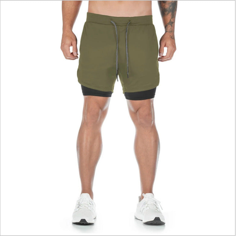 Summer Running Shorts - Men 2 in-1 Shorts