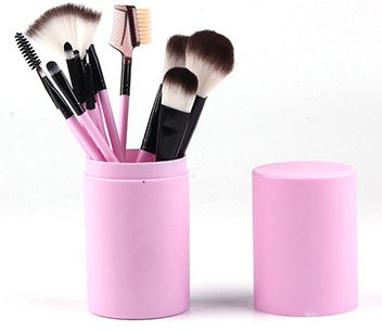 12pcs Makeup Brush Set - Blush Eyeshadow Eyelash Highlighter Makeup Brush
