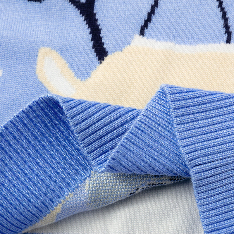 Christmas Snowflake Fawn Sweater