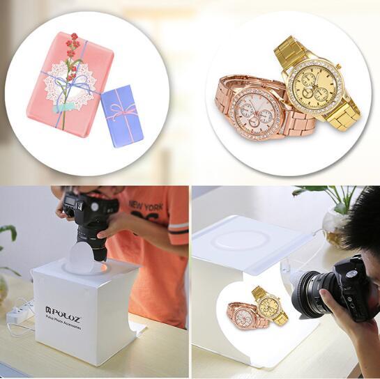 Mini Foldable Portable Studio - 2 LED Panels - JumoShop