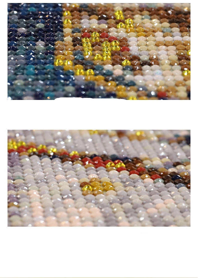 Golden Deer Diamond Painting – Crystal Mosaic Wall Art for Living Room - JumoShop