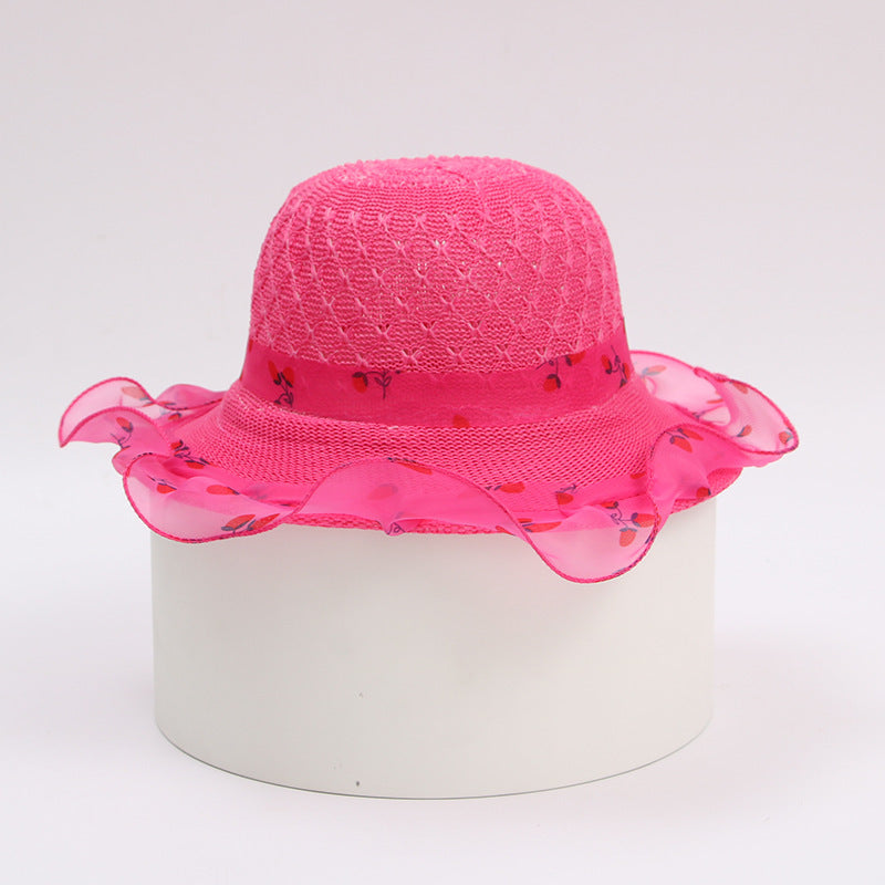 Princess Straw Hat - Kids Summer Hat