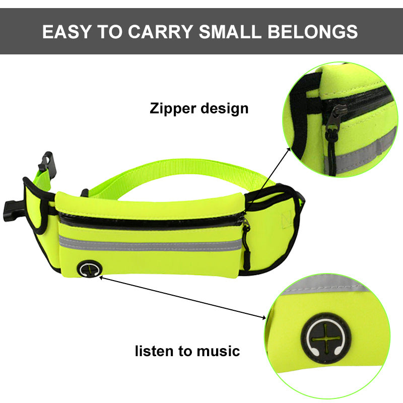 Pet Waist Bag - Sports Traction Rope Reflective Waterproof Running Traction Rope