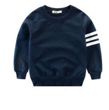 Boy's Long Sleeve Round Neck Pullover