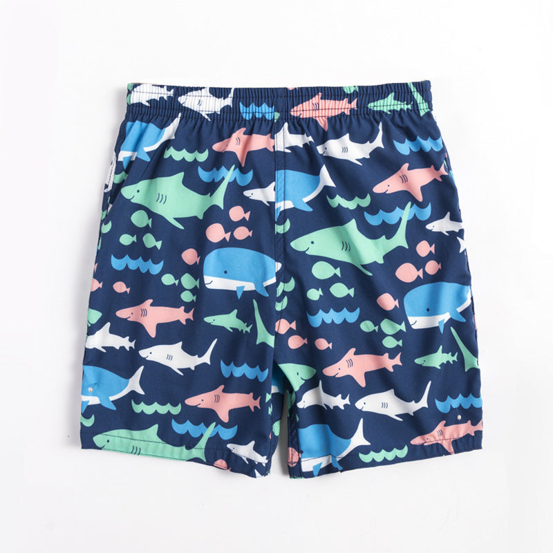 Children's Beach Shorts -  boxer swimming trunks